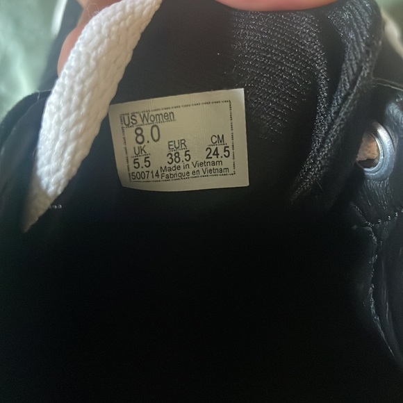 Black Vans Size 8 Women’s - Picture 3 of 5